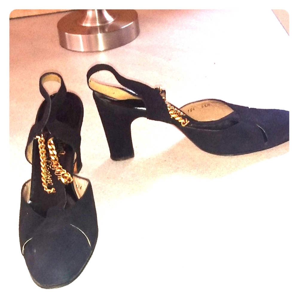 Vintage Italian made High Heel Ladies Shoes